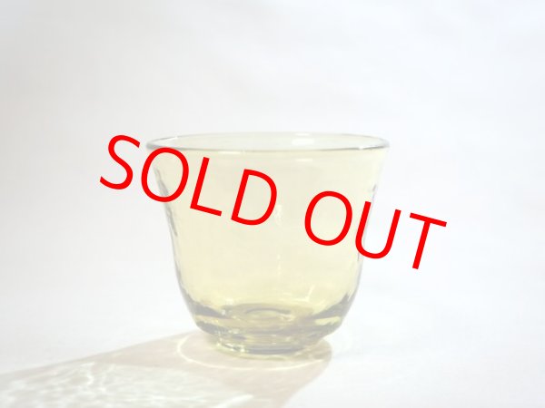 仙台ガラス 雫文様ぐいのみ(大)