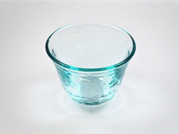 月山ガラス 雫文様ぐいのみ