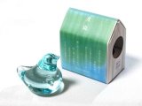 月山ガラス ことり（お家の形のＢＯＸ入り）【海馬ガラス工房】KAIBA GLASS WORKS（在庫有）