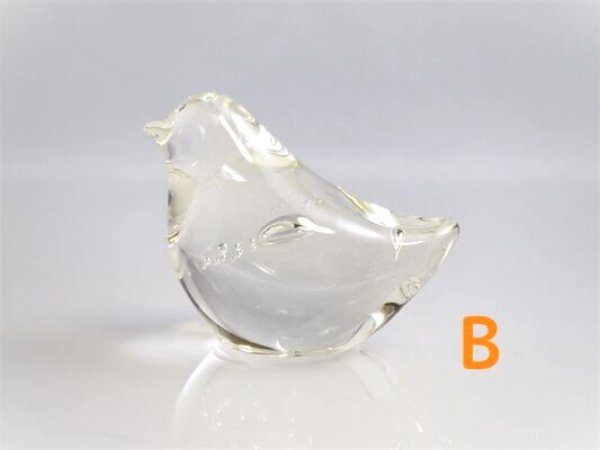 「白瑠璃ガラス」ことりB