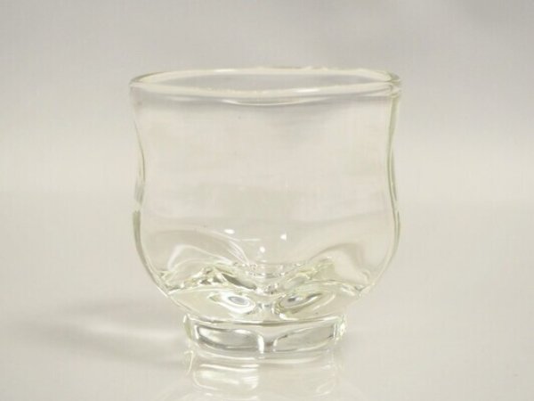 画像2: 白瑠璃ガラス  五方屈酒器  1点モノ【海馬ガラス工房】送料無料 (在庫有) (2)