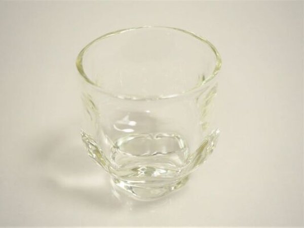 画像3: 白瑠璃ガラス  五方屈酒器  1点モノ【海馬ガラス工房】送料無料 (在庫有) (3)