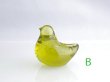 画像7: 仙台ガラス ことり（お家の形のＢＯＸ入り）【海馬ガラス工房】KAIBA GLASS WORKS (在庫有) (7)