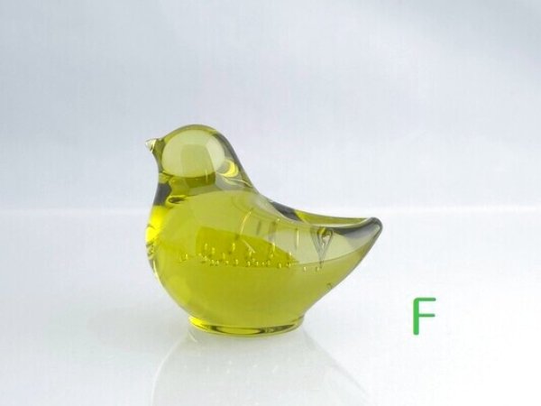 画像11: 仙台ガラス ことり（お家の形のＢＯＸ入り）【海馬ガラス工房】KAIBA GLASS WORKS (在庫有) (11)