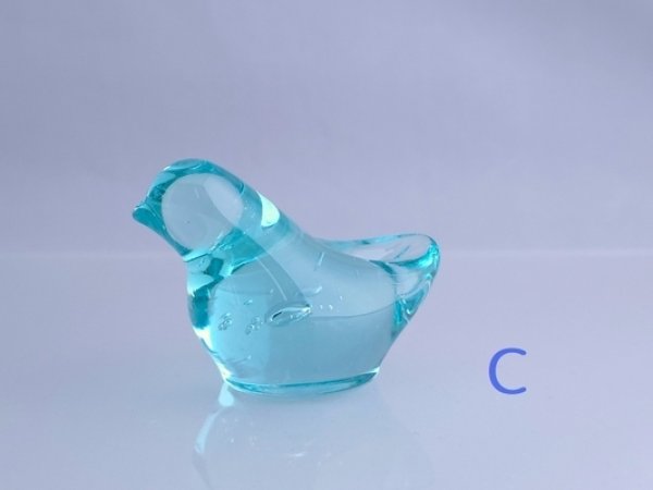 画像5: 月山ガラス ことり（お家の形のＢＯＸ入り）【海馬ガラス工房】KAIBA GLASS WORKS(在庫有) (5)