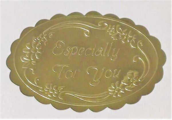 画像2: 「For you」シール(化粧箱入り酒、ガラス製品用) (2)