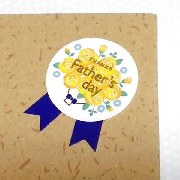 「Thanks Father's day」シール