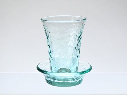 月山ガラス 雫文様もっきり グラスセット（GG-3)【海馬ガラス工房】KAIBA GLASS WORKS 雫文様シリーズ (在庫有)