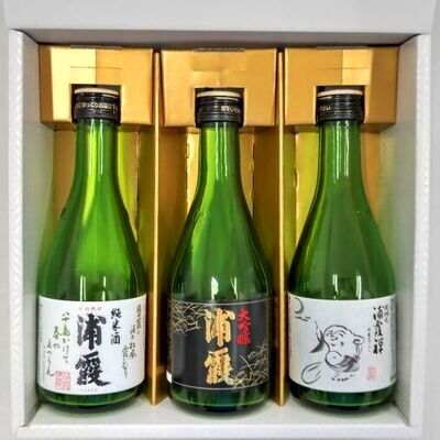 オリジナル利き酒セット 浦霞 （禅・純米酒・大吟醸） 夏季クール便